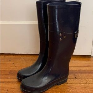 Navy Rain Boots